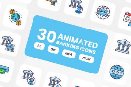 Animated Banking Icons 42945393