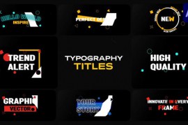Stylish Plate Titles for After Effects 52659801