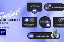 Social Media Lower Thirds Discord - Premiere Pro 48885794