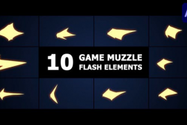 Game Muzzle Flash Elements | After Effects 52155436