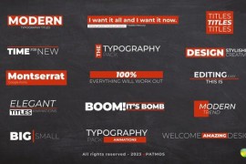 Modern Titles v2.0 | DR 46582459
