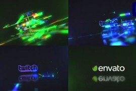 Abstract Technology Logo for Premiere Pro 44941042