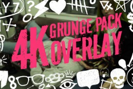 Grunge Pack Overlay 4K 50227926