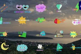 Creative Cartoon Stickers | After Effects 43125624