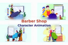 Barber Shop Premiere Pro Animation 42853269