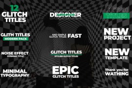 Glitch Titles | AE 43218771