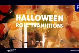 Halloween Roll Transitions Vol. 03 for Premiere Pro 48475260