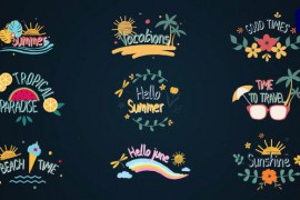 Summer travel titles [Premiere Pro] 45631302