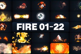 Advanced Fire Elements for DaVinci Resolve 45919096