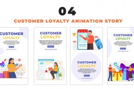 Flat Design Customer Loyalty Instagram Story 48660635
