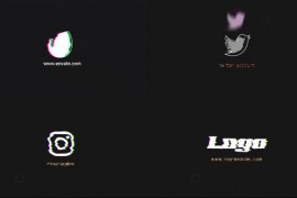 Glitch Abstract Logo || Premiere Pro MOGRT 34236215