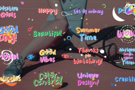 Abstract Cartoon Colorful Titles for FCPX 44561307