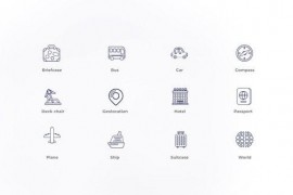 Travel Vacation - Outline Icons 46805559