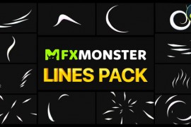 Lines Pack | DaVinci Resolve 45046326
