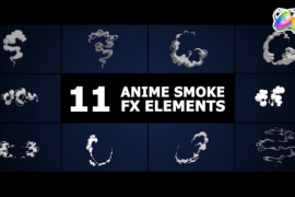 Anime Smoke Elements | FCPX 50428514