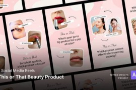 Social Media Reels - This or That Beauty Product After Effects Template 47787350