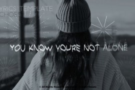 Lyrics Template Echoes 47633162