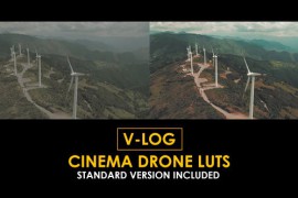 V-Log Cinema Drone and Standard Color LUTs 51434482