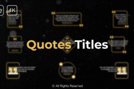 Quotes Titles 2.0 | After Effects 51127197