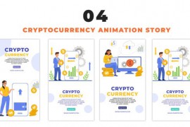 Vector Cryptocurrency Investment Instagram Story 48657877