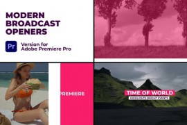 Modern Broadcast Openers for Premiere Pro 46332048