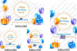 Happy Birthday Invitation Post 45964695