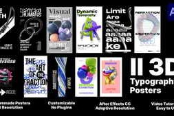 Free Download:3D Typography Posters 58893501