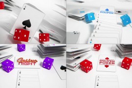 White Playing Cards Online Logo Reveals 43969009