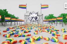 LGBTQ 3D Pride Logo Reveal - MOGRT 48059421