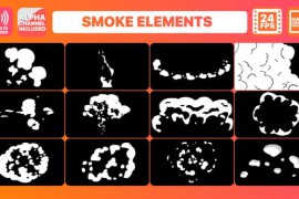 2DFX Cartoon Smoke Elements Pack | FCPX 23975500