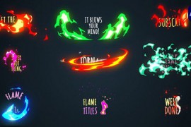 Cartoon Fire Titles [After Effects] 48243128