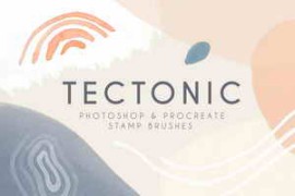CreativeMarket – Tectonic Photoshop Procreate Brushes 3925496