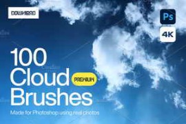 Free Download:100 Cloud Brushes for Photoshop 290751482