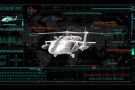 HUD700 Screen Military Helicopter 46461353