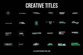 Creative Titles 1.0 | FCPX & Apple Motion 44738690
