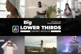 Big Lower Thirds | DaVinci Resolve 46192564