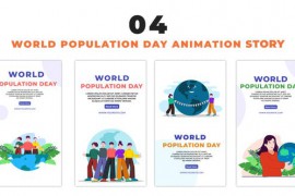 Vector Animated World Population Day Instagram Story 48626404