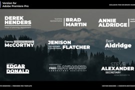 Minimal Lower Thirds | Premiere Pro 42733610