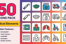 Dual Icons Pack - Medical Icons 50037555