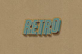 Retro 3D Titles 50906142