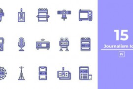 Journalism Icon Premiere Pro 50317751