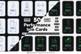 Fitness Performance Lottie Info Cards 50313979
