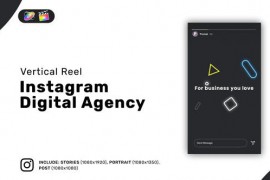 Instagram Digital Agency Vertical Reel for FCPX 52123714