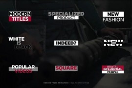 Modern Titles Animation v2.0 | FCPX 50899835