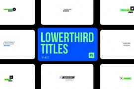 Lowerthird Titles 12 for Premiere Pro 45299290