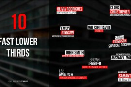 Fast Lower Thirds | After Effects 45958403