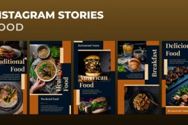 Food Instagram Stories Premiere Pro 47519862