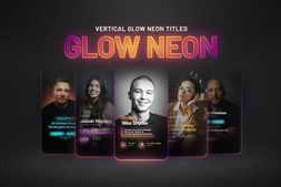 Free Download:Vertical Neon Speaker Titles 62526713