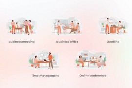 Business meeting - Flat concept 42463175