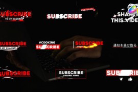 Stylish Subscribe Lower Thirds | FCPX 34258311